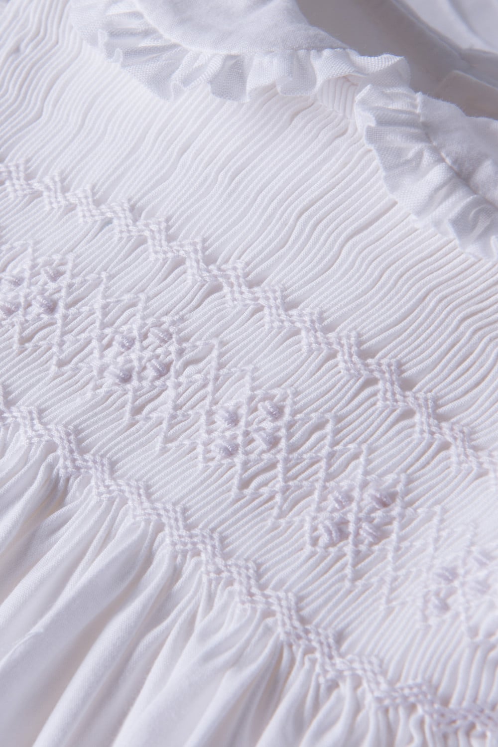 Royal Christening Gown Ceremony or Baptism Gown Smocked