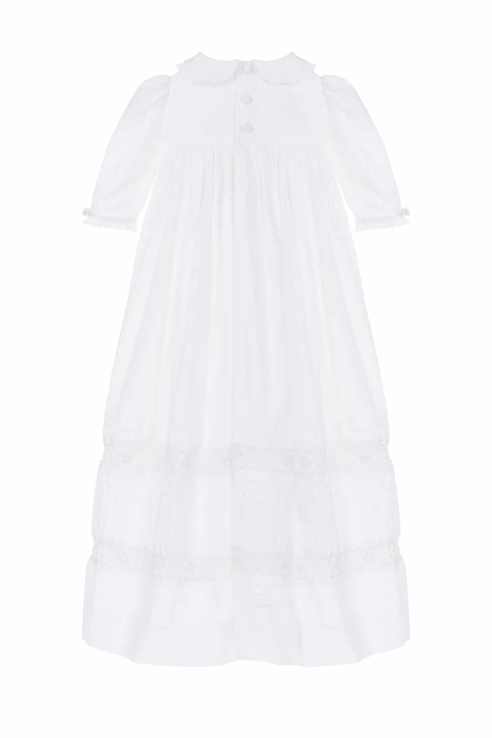 Royal Christening Gown Ceremony or Baptism Gown Smocked