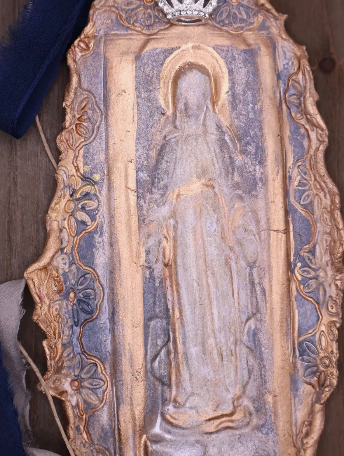 Mother Mary, Handmade Clay Art