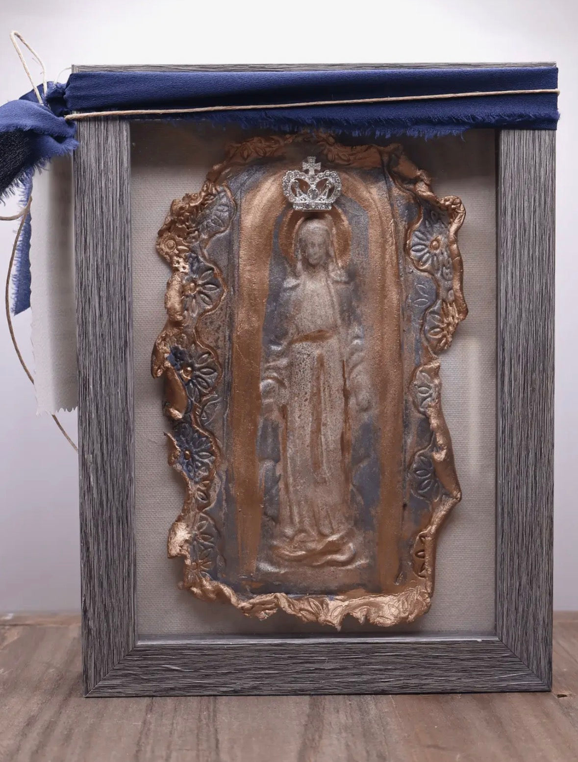 Mother Mary, Handmade Clay Art