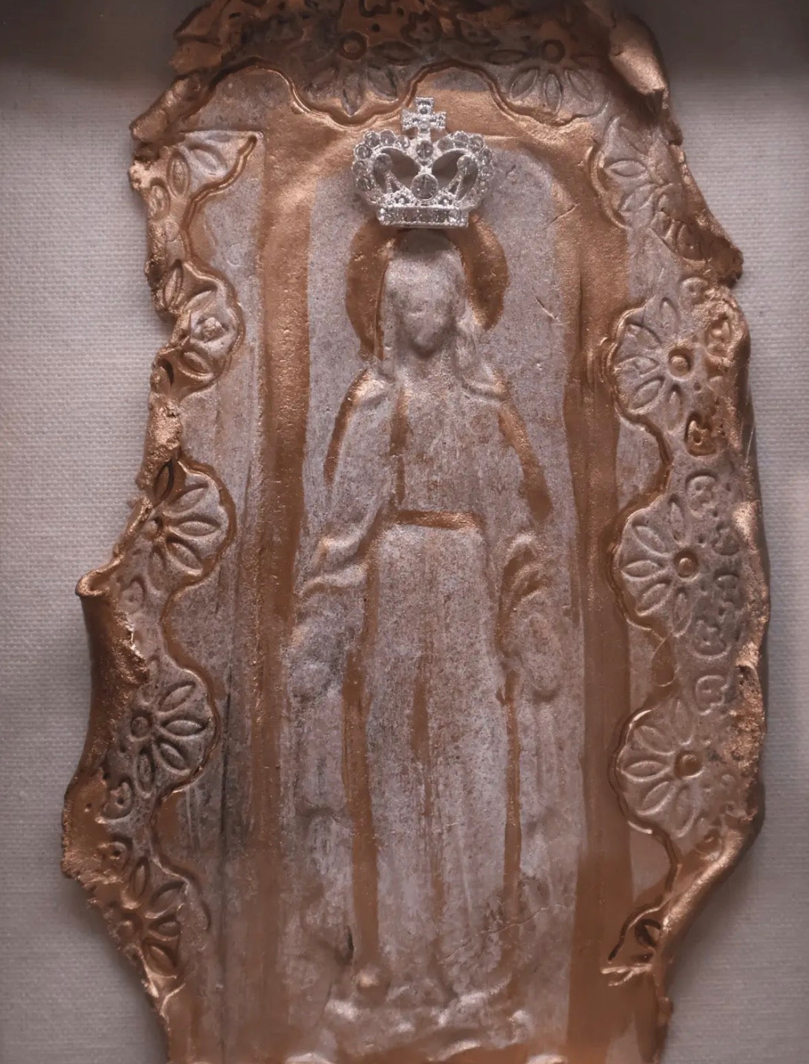 Mother Mary, Handmade Clay Art