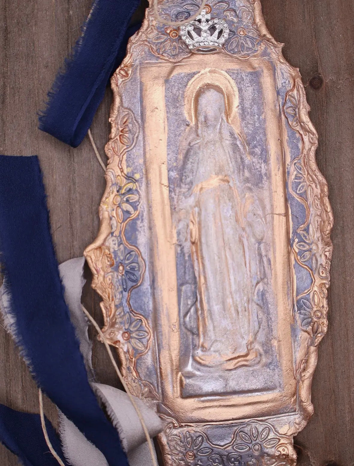 Mother Mary, Handmade Clay Art