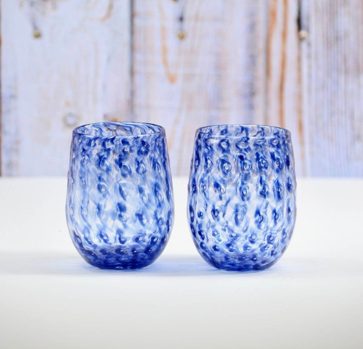 Nebbia Murano Glasses and Carafe Set, Bullicante & Avventurina