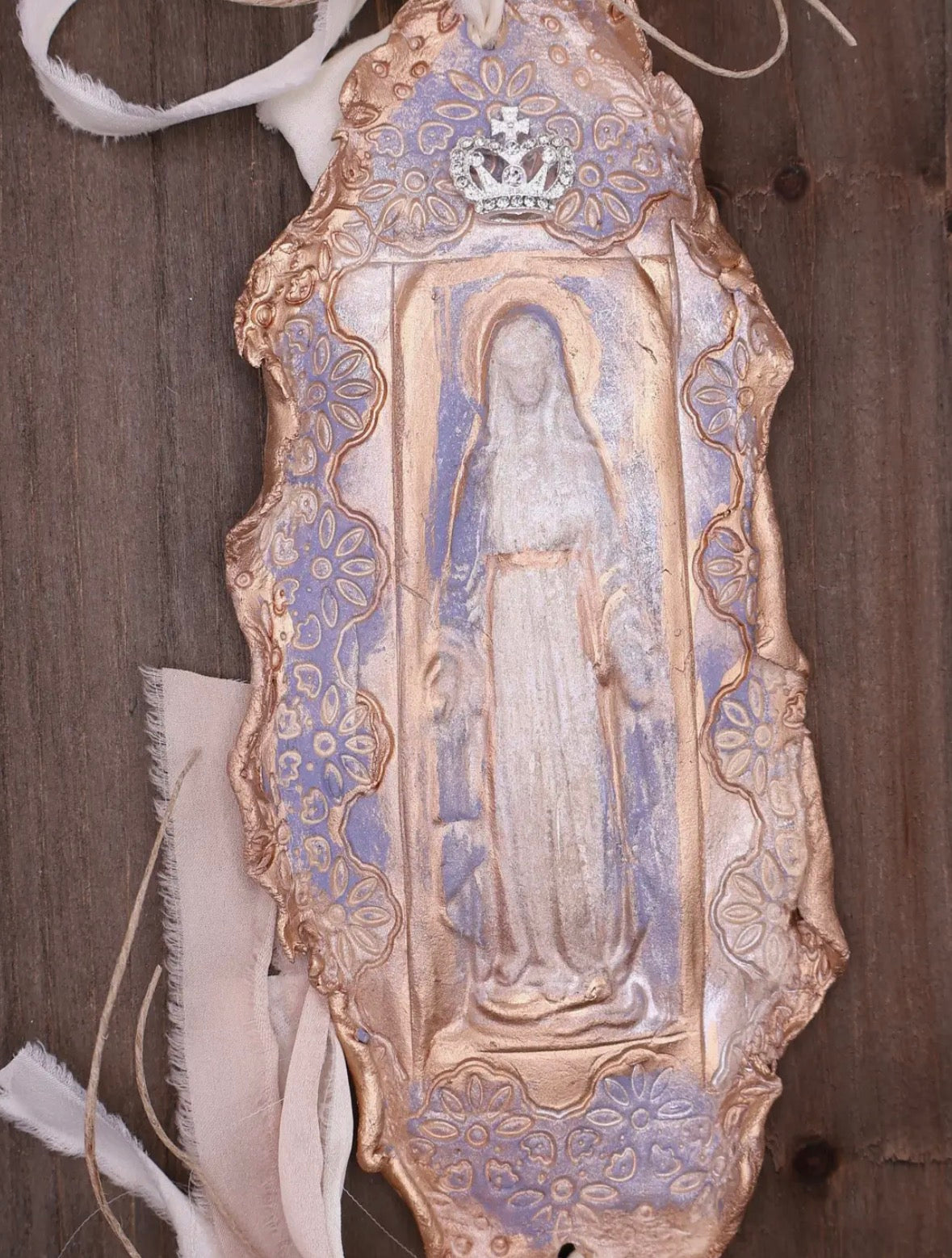 Mother Mary, Handmade Clay Art