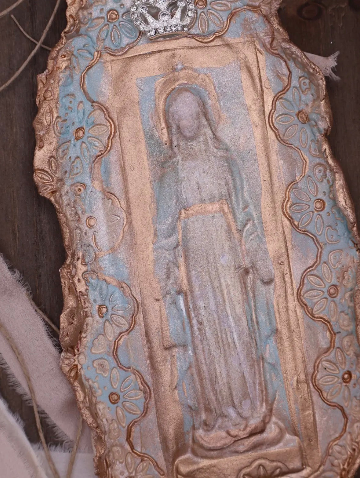 Mother Mary, Handmade Clay Art