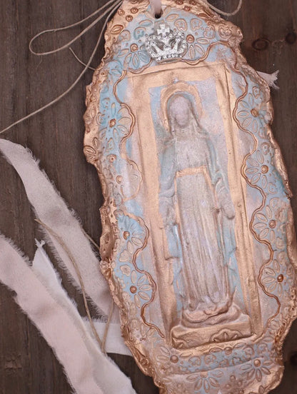 Mother Mary, Handmade Clay Art