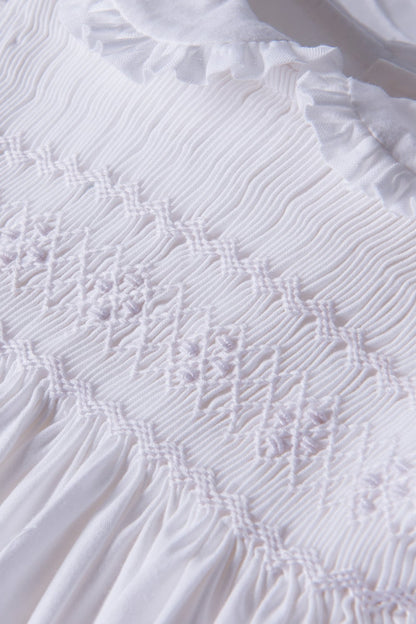 Royal Christening Gown Ceremony or Baptism Gown Smocked