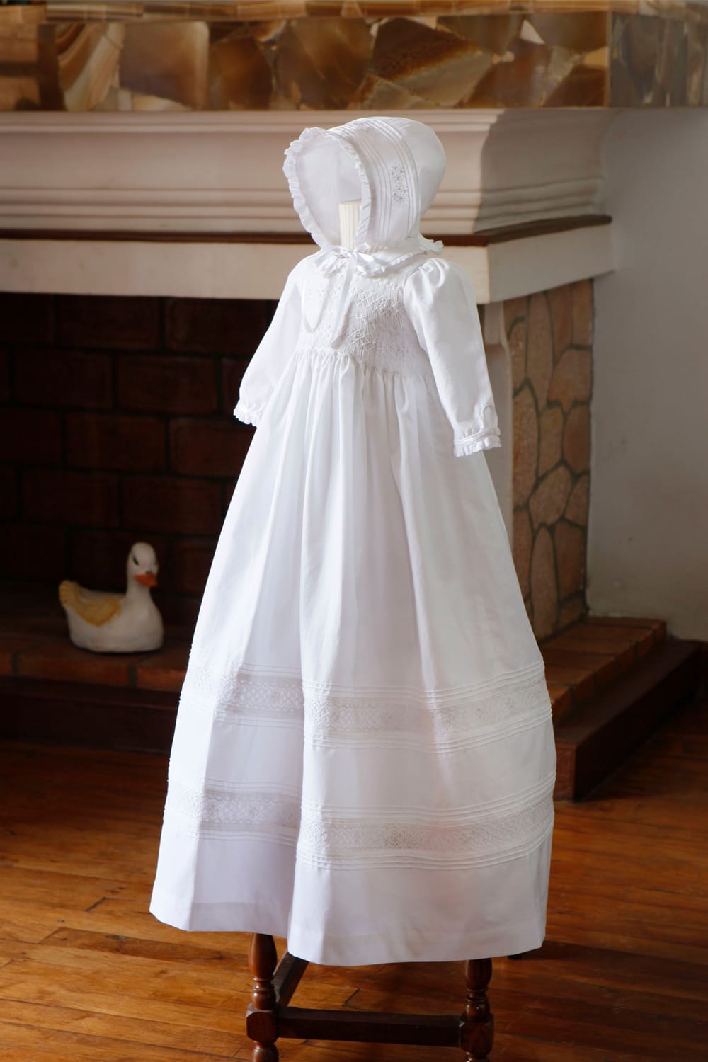 Royal Christening Gown Ceremony or Baptism Gown Smocked