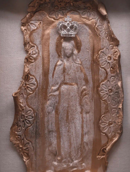 Mother Mary, Handmade Clay Art