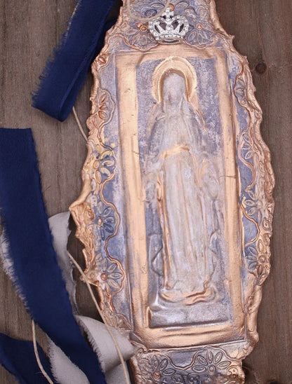 Mother Mary, Handmade Clay Art