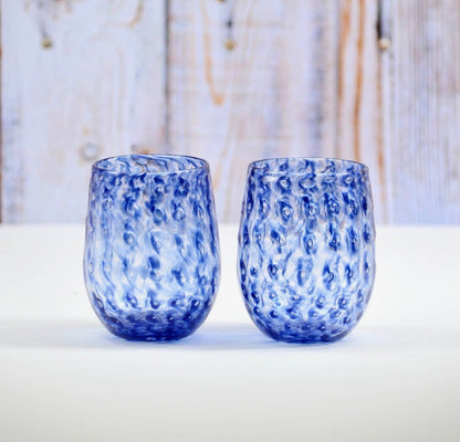 Nebbia Murano Glasses and Carafe Set, Bullicante &amp; Avventurina