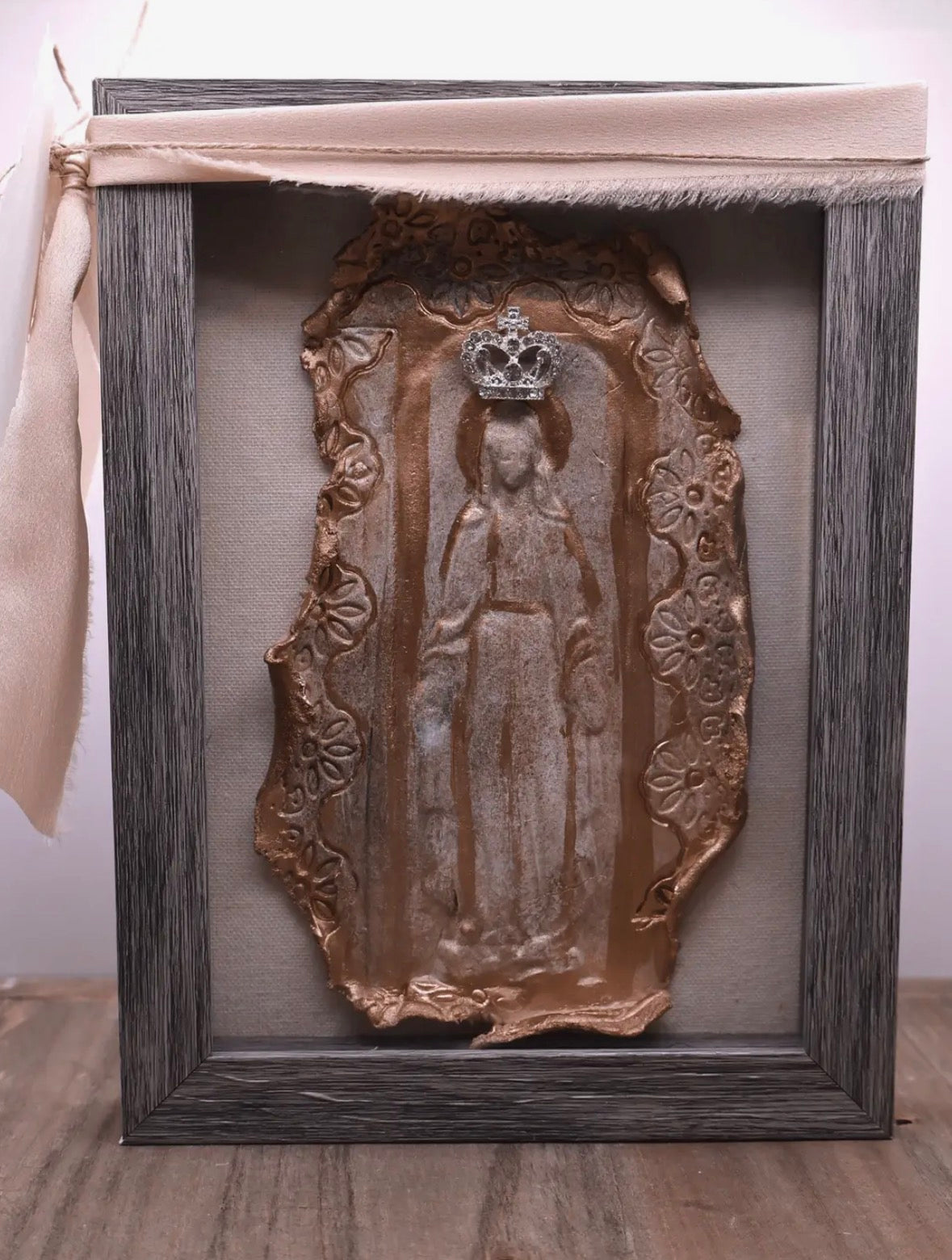 Mother Mary, Handmade Clay Art