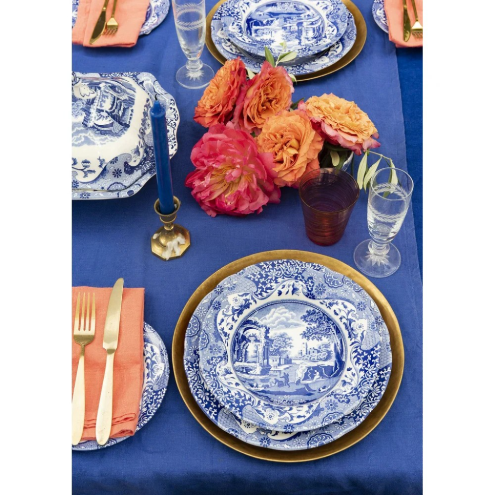 Spode Italian Blue Dinner Plate  - set of 4