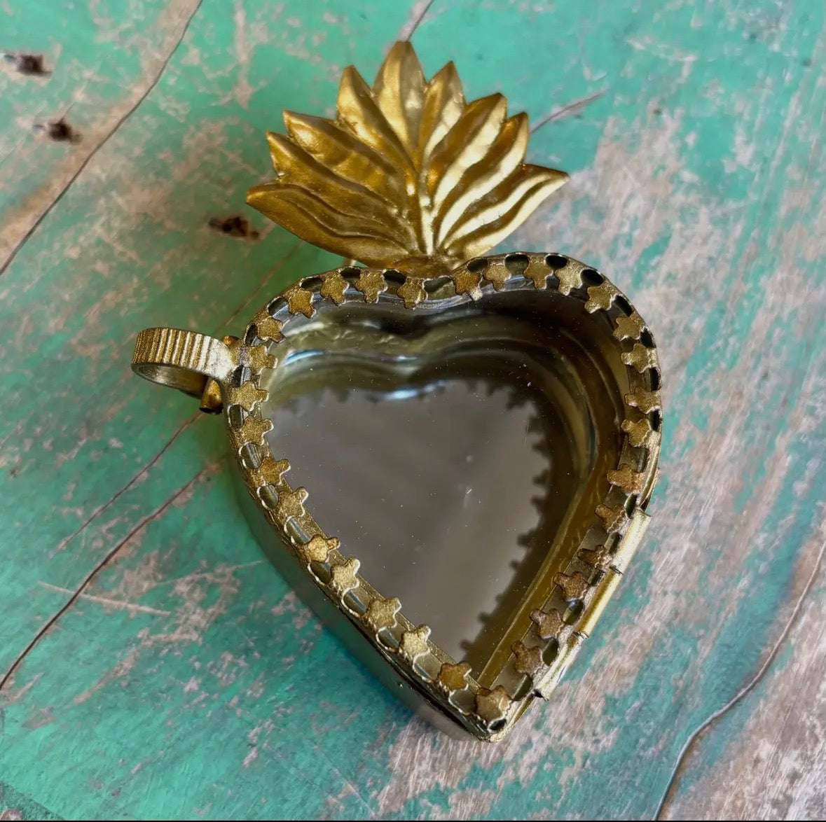 Glass Sacred Heart Boxes